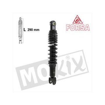 Schokbreker Aprilia Scarabeo zwart Forsa