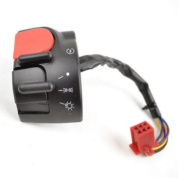 Stuurschakelaar rechts voorzijde met verlichtingsknop aan/uit Yamaha Aerox/MBK Nitro oud type Elec