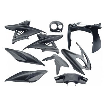 Kappenset Yamaha Aerox / MBK Nitro  <-2012 carbon look 9-delig