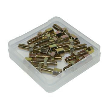 Stelbout voor binnen/buitenkabel universeel m6x25mm 12 stuks