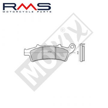 Remblokkenset RMS B-kwaliteit-22 510 2670