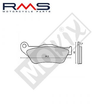 Remblokkenset RMS B-kwaliteit-22 510 0770