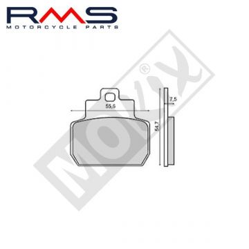 Remblokkenset RMS B-kwaliteit-22 510 0780