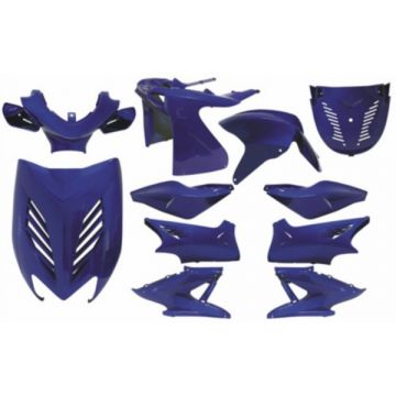 Kappenset Yamaha Aerox ←2012 (YQ50/L/2-takt)/MBK Nitro Rossi safier blauw DMP 11-delig