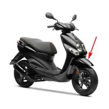 Voorspatbord Yamaha Neo&#039;s/MBK Ovetto (&gt; 2008) zwart origineel 5c2f151100p4