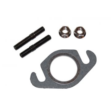 Uitlaatpakkingset universeel/Minarelli horizontaal 50cc 2-takt M6 inclusief tapeinden(lengte 36mm)-moeren gleufmodel uitlaatpakking uitlaatpoortgat 27mm/sleufgaten-hart 48mm