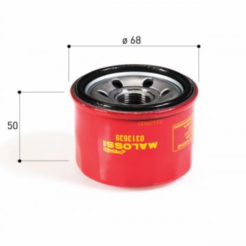 Oliefilter -Malossi Red Chilli- Yamaha T-Max 500-530cc &lt;-2016/Kymco Xciting/Xciting R 500cc 313639
