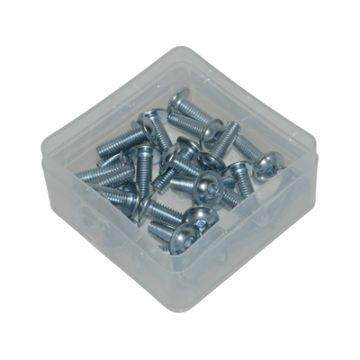 Speednutbout m6 x 20mm zwart 25 stuks