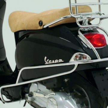 Rahmenhalterung Set hinten Vespa LX LXV S Original Chrom