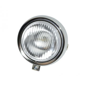Koplamp Puch Maxi rond chroom-32510p