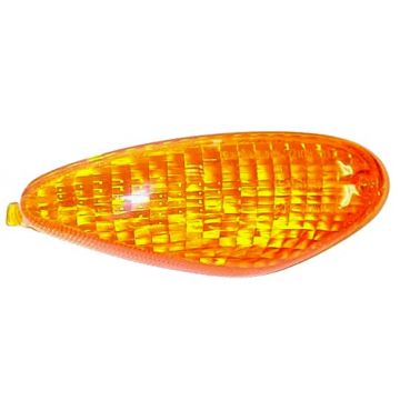 Knipperlichtglas Piaggio NRG MC2 origineel oranje rechts achter