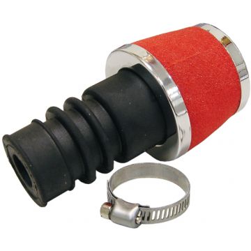 Powerfilter/luchtfilter open 12/15mm Puch Maxi rood DMP