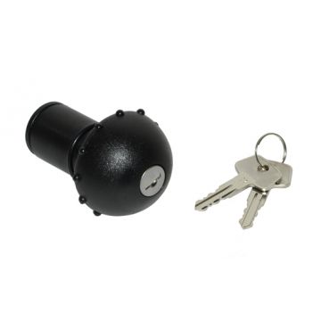 Benzinetankdop + slot type Puch Maxi/ Tomos sport R zwart DMP