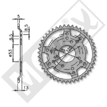 AKW DE SENDA-R               53t