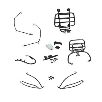 Protection bumper set Vespa Primavera Sprint black shine 7-delig