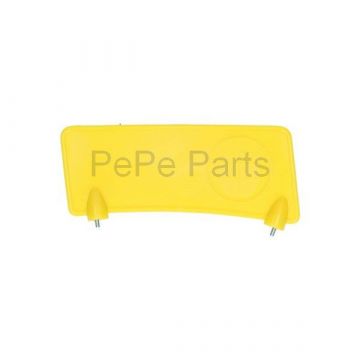Geel plaatje voorspatbord Puch Maxi