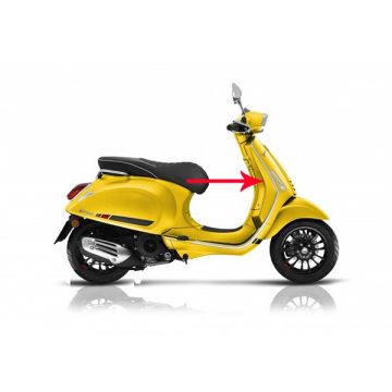 Beenschild Vespa Sprint sport mat geel 974/A Piaggio origineel 1B003620000l7