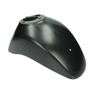 Voorspatbord (met 2 gaten/sierstuk/facelift) ongespoten/blank Vespa LX/Vespa LXV