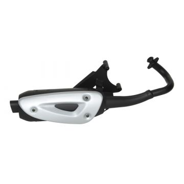 Auspuff Tecno straight Piaggio 2-Takt Vespa LX / S / ET2 schwarz tecno