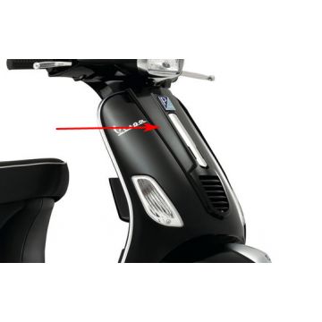Voorscherm/tussenscherm midden  Vespa S Black Lucido 94  6548835090 origineel