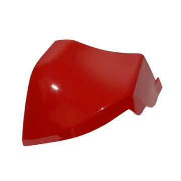 Afdekkap duo-voetsteun Vespa LX Vespa S rood dragon 894 rechts Piaggio origineel 6221304