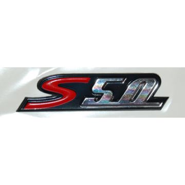Sticker/logo (S 50) Vespa S motorscherm rechts achter 656229 origineel
