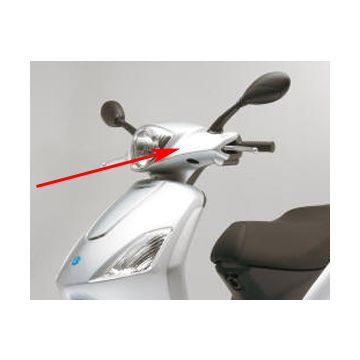 Lenkkopfabdeckung Piaggio Fly Silber 738 Original 65274100F2