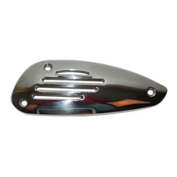 Hittenschild uitlaat origineel Vespa RVS