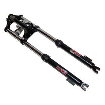 Voorvork lang breed Puch Maxi zwart EBR