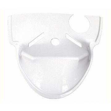 Underseat / beschermplaat Piaggio Zip 2000 Sp / Zip 2000 achter wit DMP