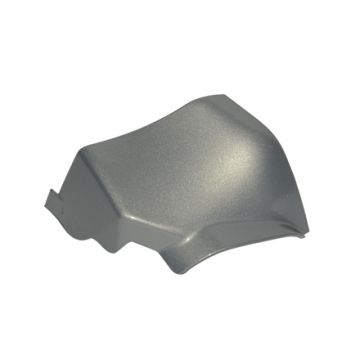Afdekkap duo-voetsteun Vespa LX grijs apuano 769 b links Piaggio origineel 62212940h8