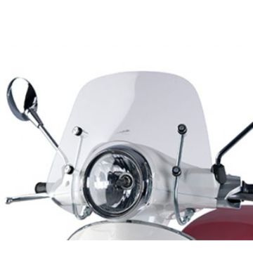 Windschild niedrig + Befestigungssatz Vespa Primavera 33cm Piaggio Original 1b000811