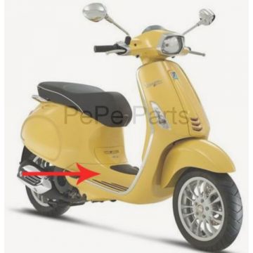 Treeplank Vespa Sprint geel 968/a origineel 67361200l5