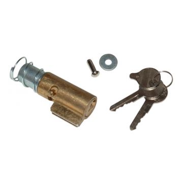 Stuurslot messing Kreidler 1973-1982 27.00.82 (totale lengte 39mm/diameter 12mm)