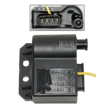 Bobine/CDI-unit Minarelli AM6 DMP 45km/h 4-polig