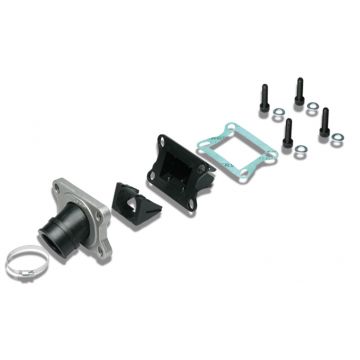 Inlaatspruitstuk inclusief membraan Minarelli AM6 -Malossi MHR Peugeot XPS50/XR6/XR7/Rieju RS50/Yamaha TZR50/GPR 2013801