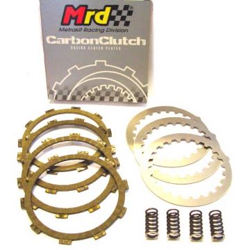 Koppelingsplaat set + veren race Minarelli AM6 carbon Metrakit mrd 846r0315