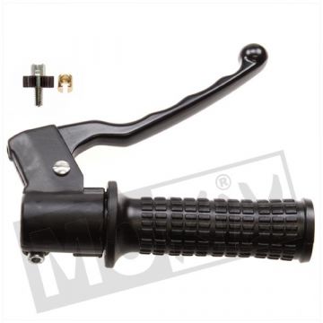 Gashendel Vespa Si 1990/91 zwart compleet met remhevel/houder en handvat RMS