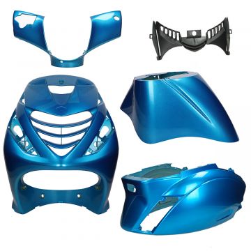 Kappenset SP look Piaggio Zip Ice candy blue 5-delig