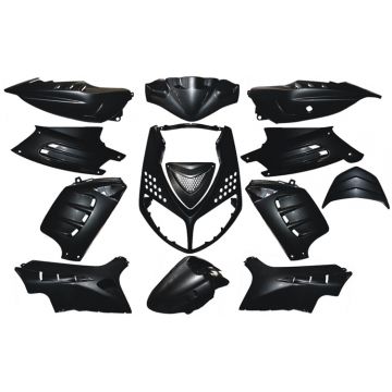 Kappenset -DMP- 13 delig - Peugeot Speedfight 2 Sport- zwart metallic