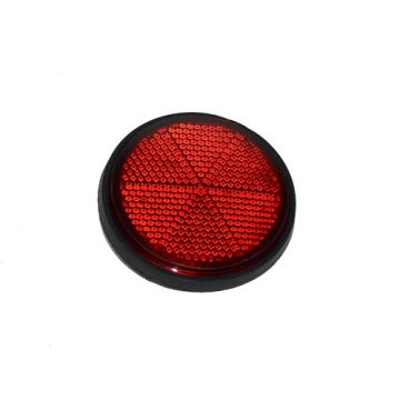Reflector rond Peugeot Buxy/Speedake/Zenith rood