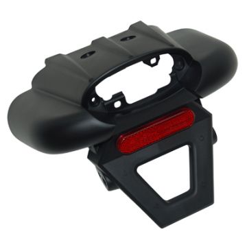 Achterspatbord boven + houder achterlicht Peugeot Ludix zwart origineel 761493n