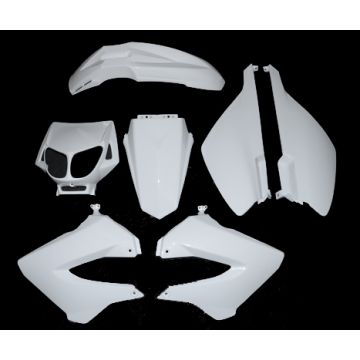 Kappenset Derbi Senda 50R X/SM-treme/SM/SM DRD 2003-2010 DMP wit DMP 7-delig