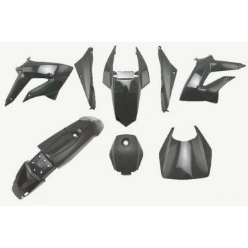 Kappenset Derbi Senda DRD 2010-&gt; zwart DMP 8-delig