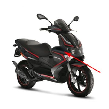 Voorfront Gilera Runner Rst zwart lucido 94 origineel