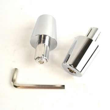 Stuurbalansgewicht set metaal Primavera Gilera Runner Gilera Runner 180cc chroom DMP