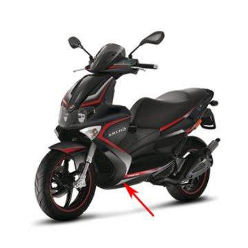 Unterschutzblech Gilera Runner 2005-> 50 Pure jet-SP/ Runner 125 ST-VX/ Runner 200 ST-VXR glänzend schwarz Lucido (094) 6565236090 original