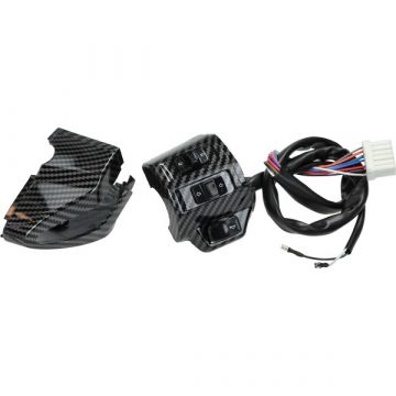 Stuurschakelaar compleet met kabelboom Vespa Primavera / Sprint carbon links DMP