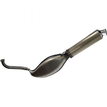 Expansie/sport uitlaat Puch Maxi blank Tecno