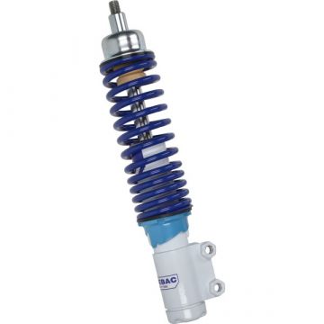 Schokbreker voorzijde hydraulisch verstelbaarVespa LX/LXV/S/ET2-4/Piaggio Zip SP blauw/wit Sebac